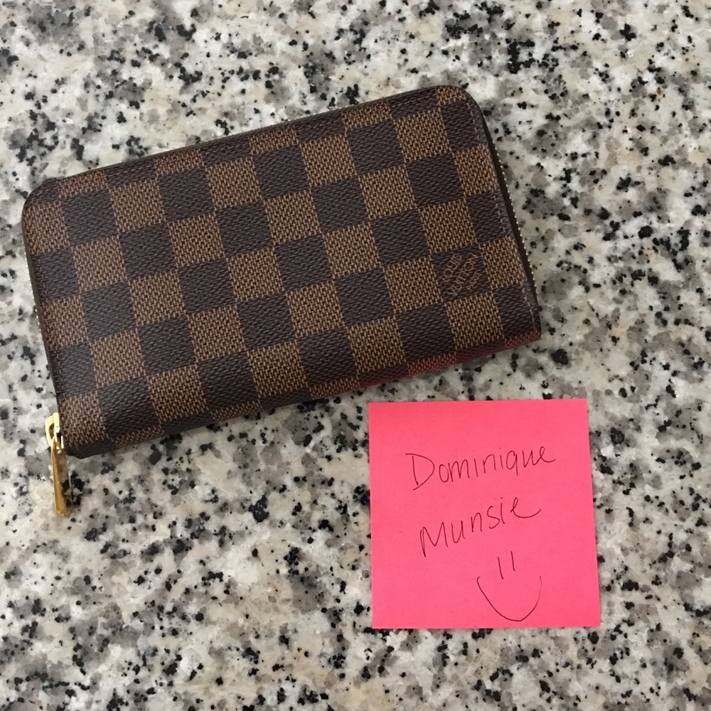 Louis Vuitton Compact Zippy Wallet in Damier Ebene
